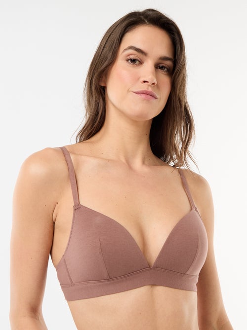 Lot de 2 soutiens-gorge en coton - Kiabi