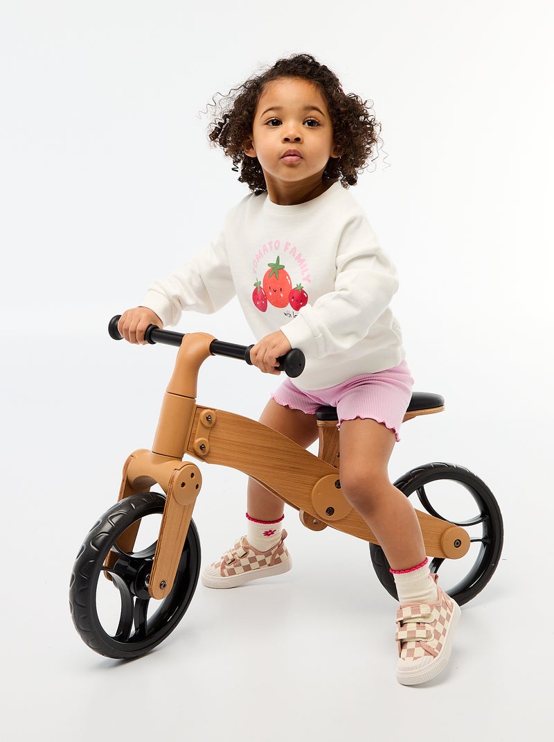 Lot de 2 sweats en molleton léger Blanc - Kiabi