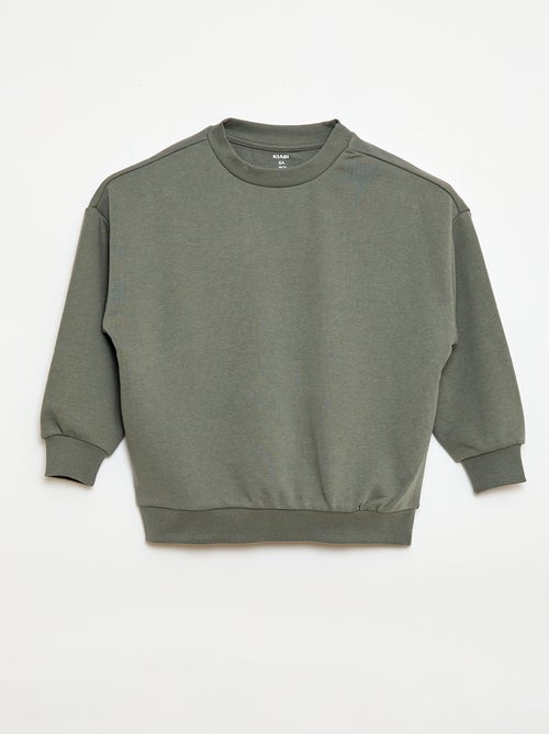 Lot de 2 sweats french terry en coton - Kiabi