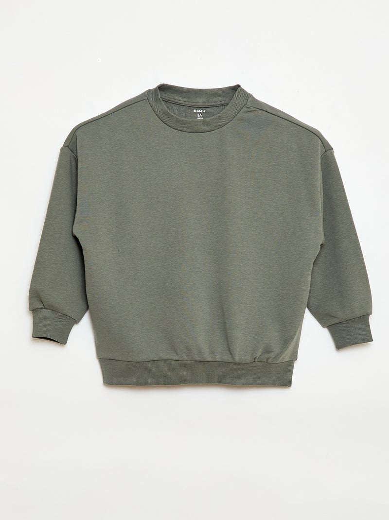 Lot de 2 sweats french terry en coton Jaune - Kiabi