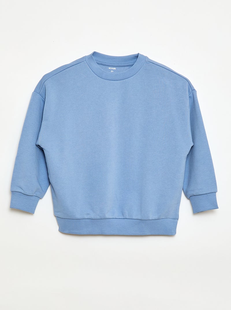 Lot de 2 sweats french terry en coton Jaune - Kiabi