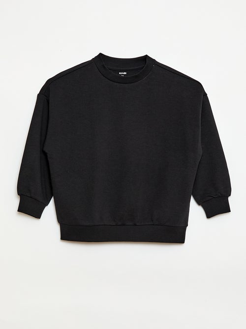 Lot de 2 sweats french terry en coton - Kiabi