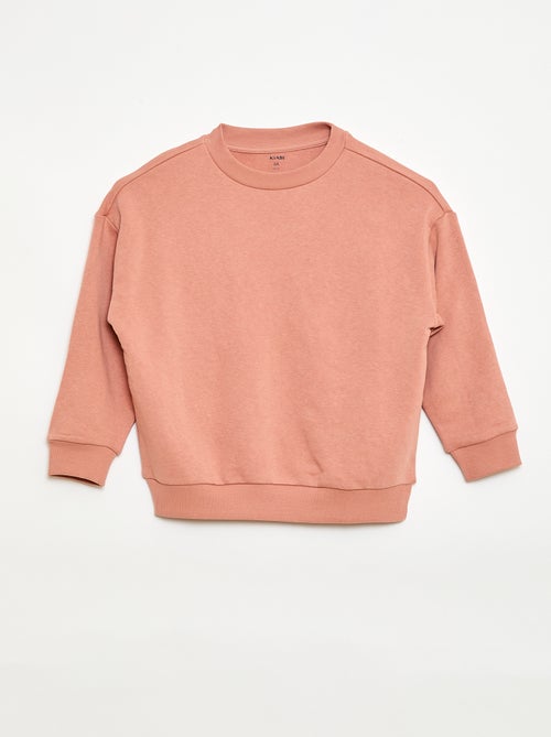 Lot de 2 sweats french terry en coton - Kiabi