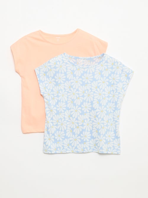 Lot de 2 t-shirts à manches courtes - 2 pièces - Kiabi