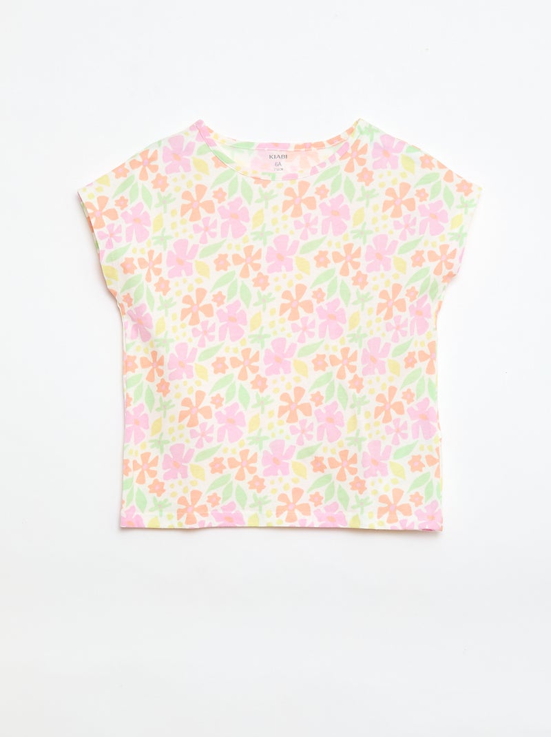 Lot de 2 t-shirts à manches courtes - 2 pièces Orange - Kiabi