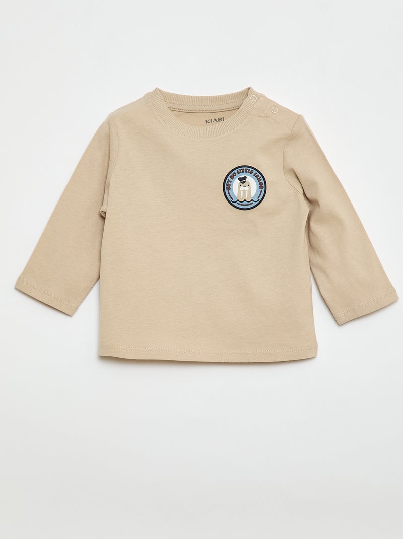 Lot de 2 t-shirts à manches courtes Bleu - Kiabi