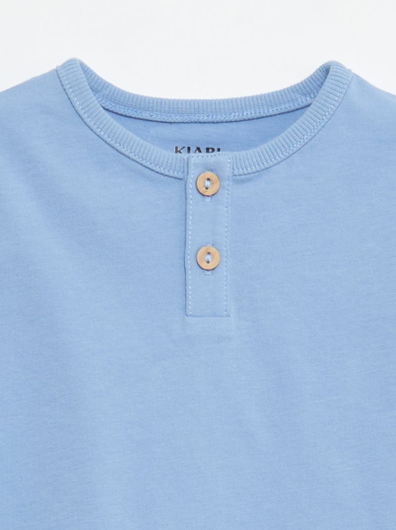 Lot de 2 T-shirts à manches courtes Bleu - Kiabi