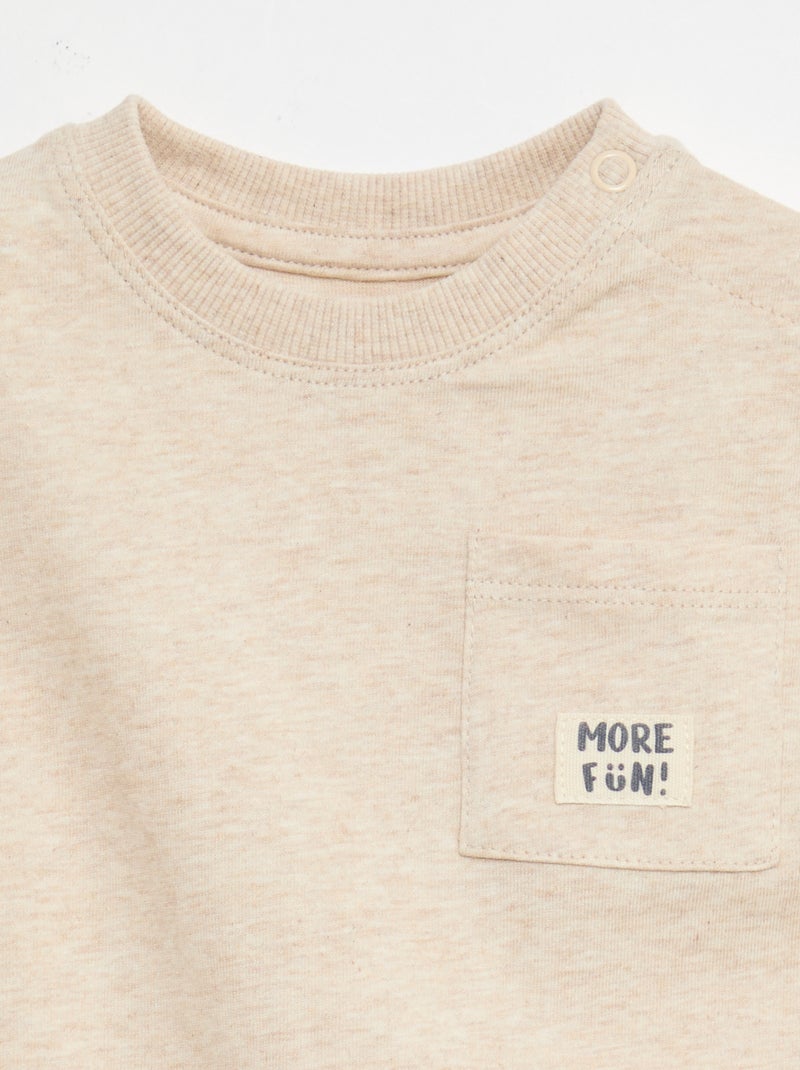 Lot de 2 T-shirts à manches courtes Bleu - Kiabi