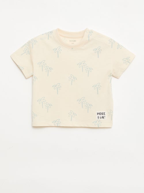 Lot de 2 T-shirts à manches courtes en jersey de coton - Kiabi