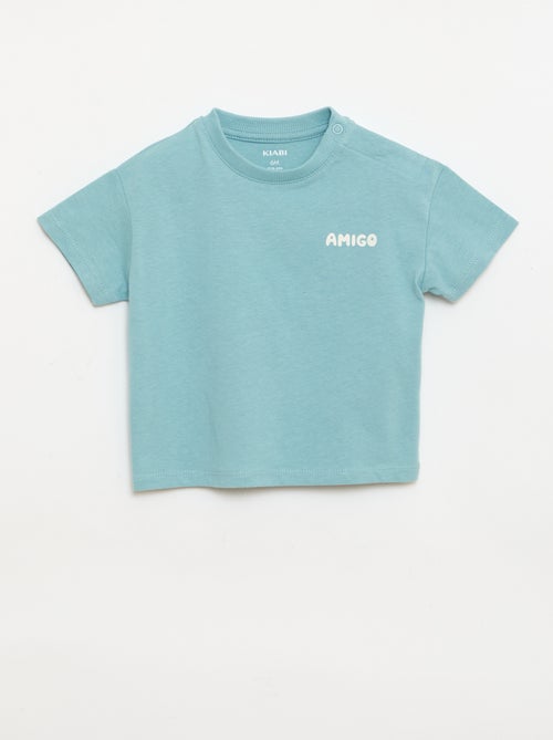 Lot de 2 T-shirts à manches courtes en jersey de coton - Kiabi