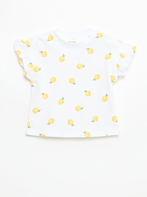 Lot de 2 T-shirts à manches courtes en jersey de coton - Kiabi