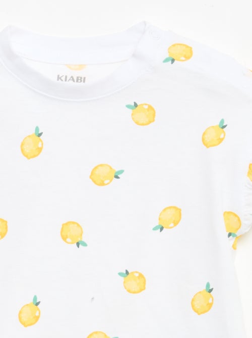 Lot de 2 T-shirts à manches courtes en jersey de coton - Kiabi