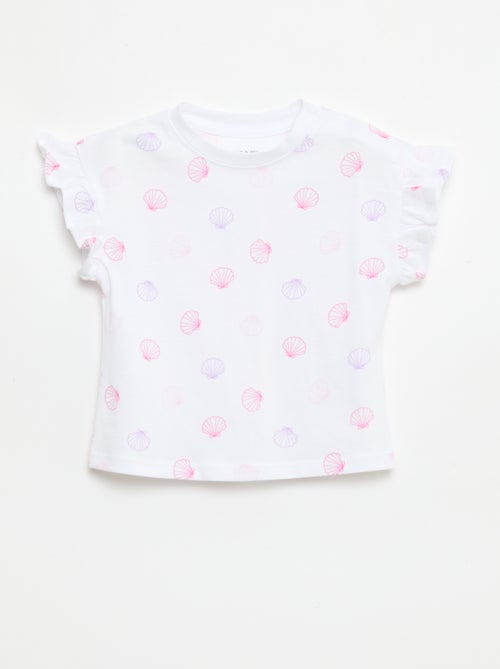 Lot de 2 T-shirts à manches courtes en jersey de coton - Kiabi