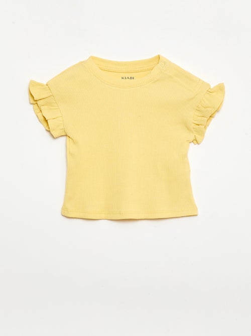 Lot de 2 T-shirts à manches courtes en jersey de coton - Kiabi