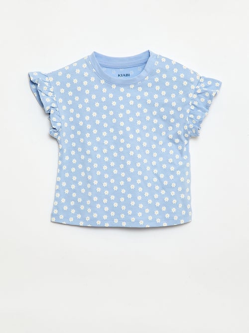 Lot de 2 T-shirts à manches courtes en jersey de coton - Kiabi