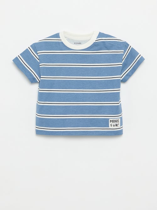 Lot de 2 T-shirts à manches courtes en jersey de coton - Kiabi