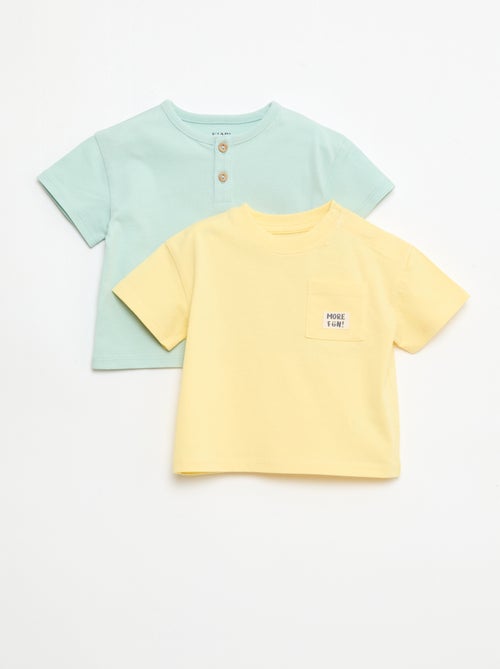Lot de 2 T-shirts à manches courtes - Kiabi