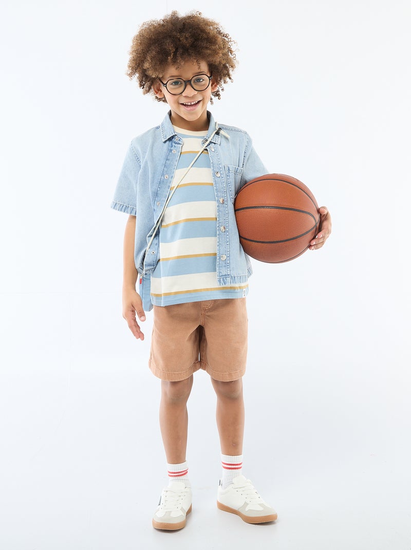 Lot de 2 T-shirts Beige - Kiabi