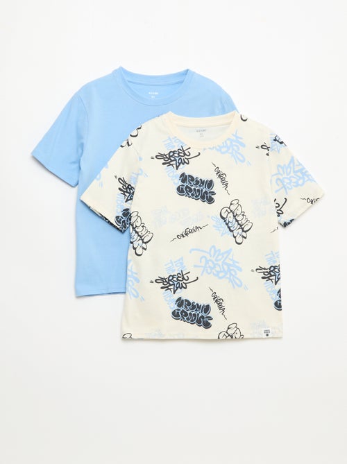 Lot de 2 T-shirts - Kiabi