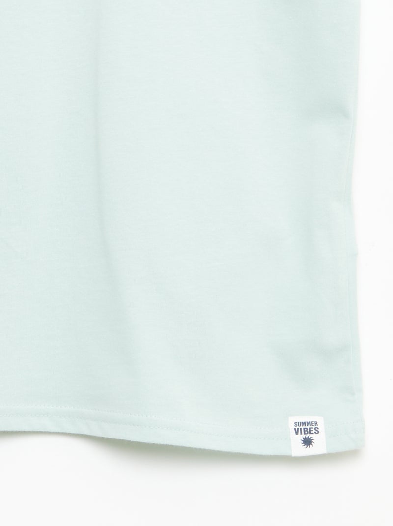 Lot de 2 T-shirts Bleu - Kiabi