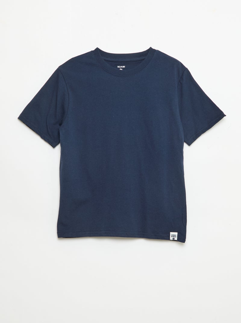 Lot de 2 T-shirts Bleu - Kiabi