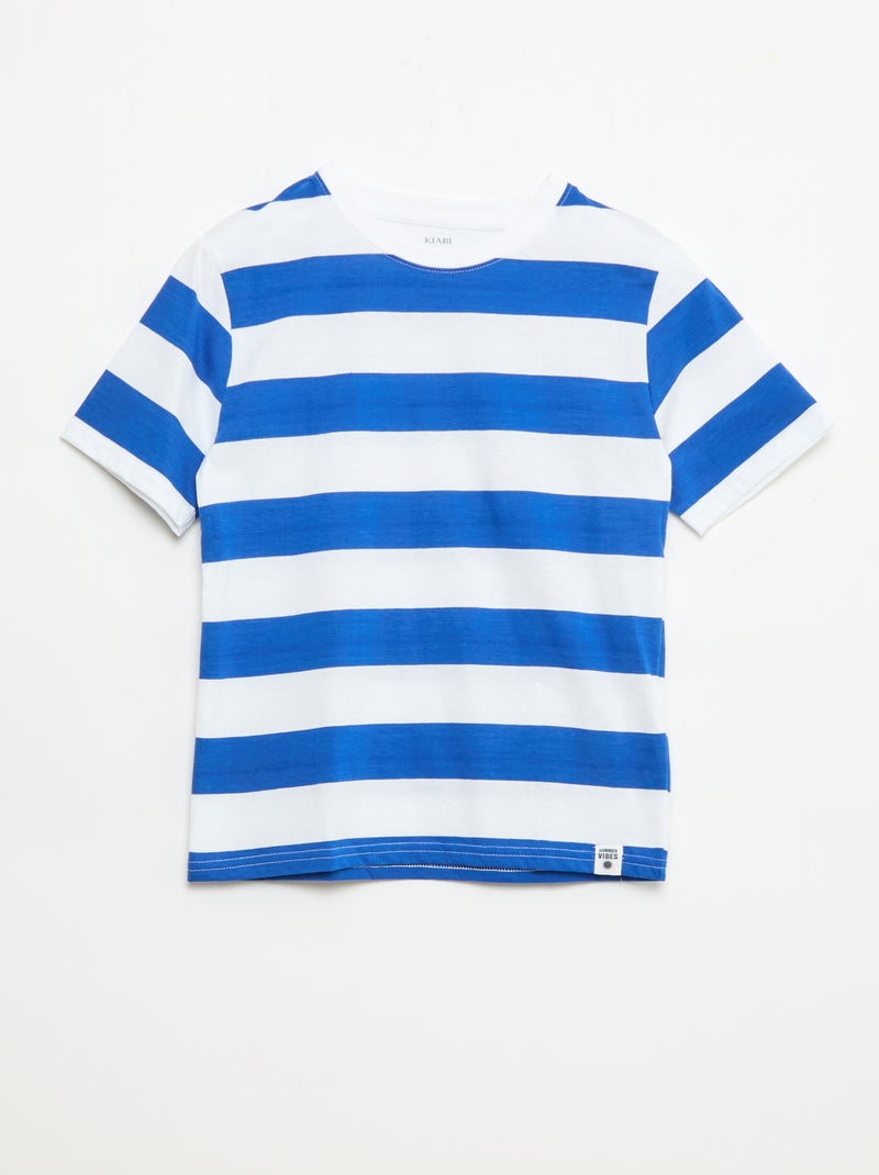 Lot de 2 T-shirts Bleu - Kiabi