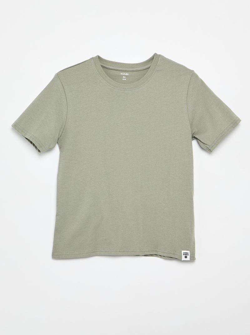 Lot de 2 T-shirts Jaune - Kiabi