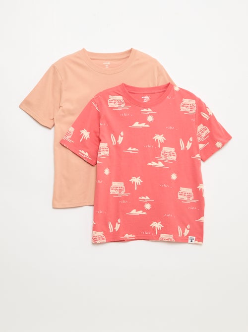 Lot de 2 T-shirts - Kiabi