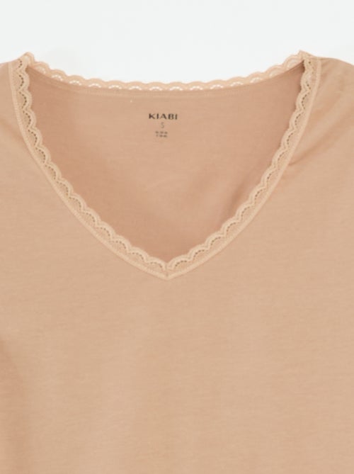 Lot de 2 t-shirts sous-vêtements - Kiabi