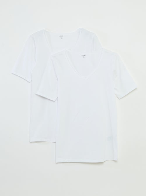 Lot de 2 t-shirts sous-vêtements - Kiabi