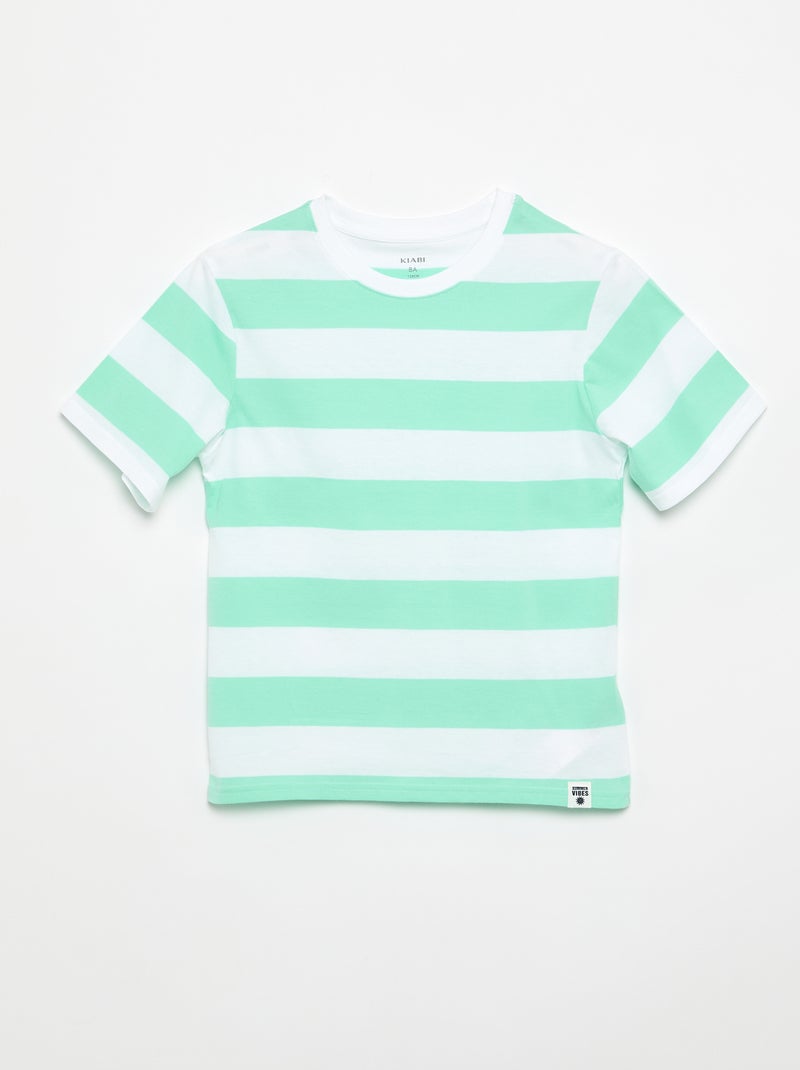Lot de 2 T-shirts Vert - Kiabi