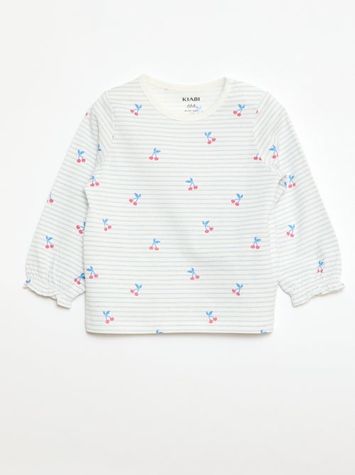 Lot de 2 tee-shirts imprimés - Kiabi