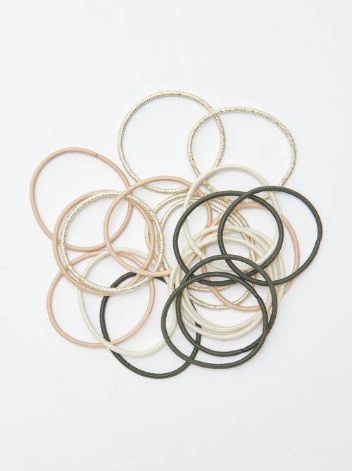 Lot de 20 élastiques fins - Kiabi