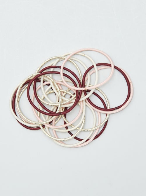 Lot de 20 élastiques fins - Kiabi