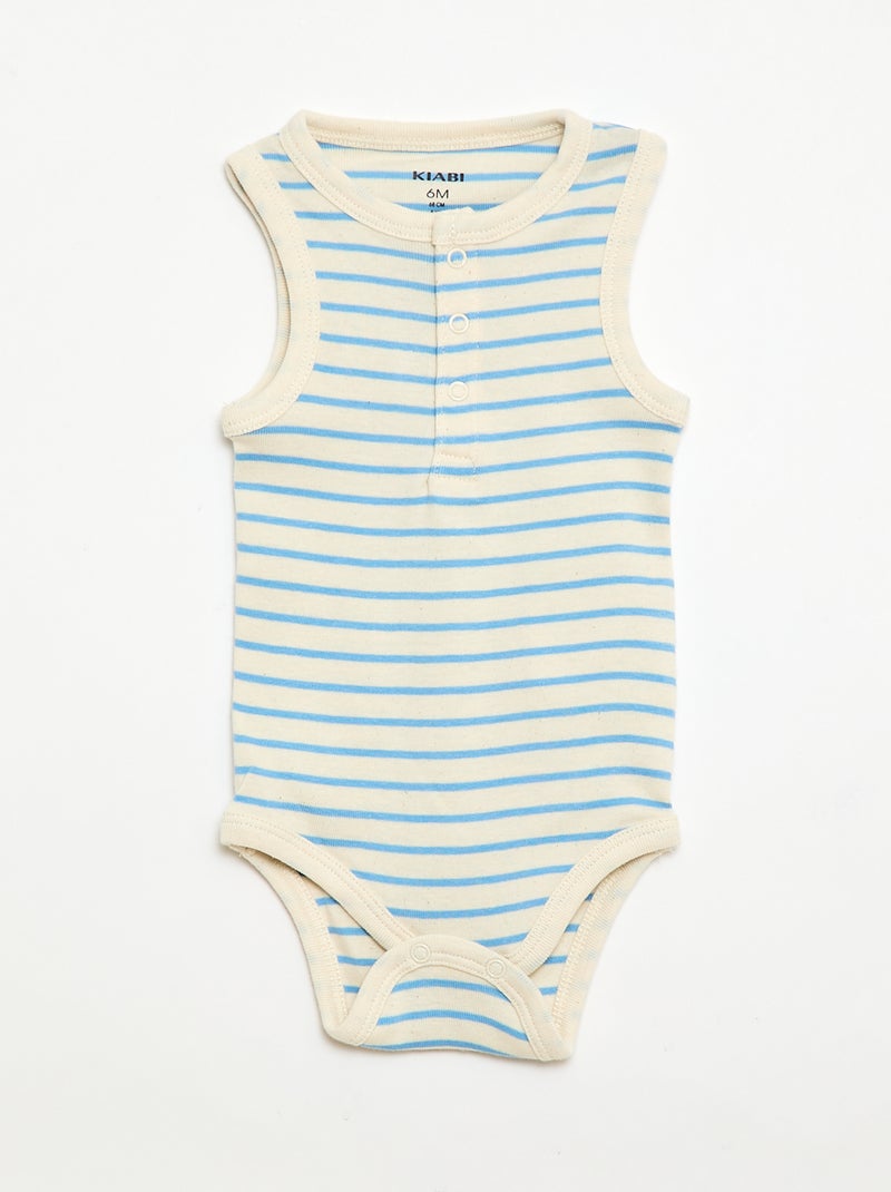 Lot de 3 bodies - 3 pièces Bleu - Kiabi