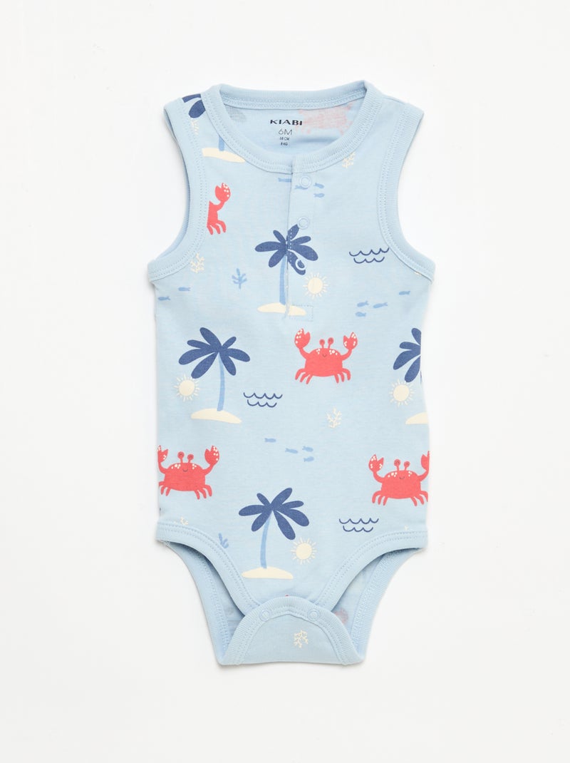 Lot de 3 bodies - 3 pièces Bleu - Kiabi