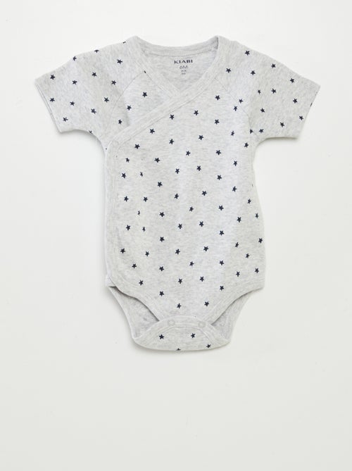 Lot de 3 bodies avec col croisé - Kiabi