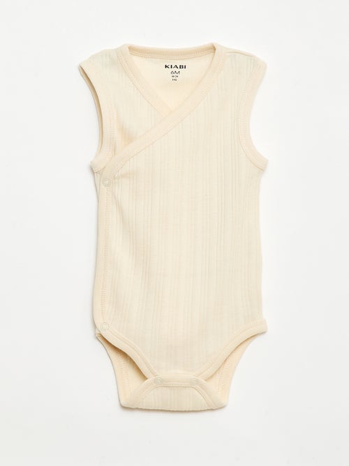 Lot de 3 bodies côtelés - Kiabi