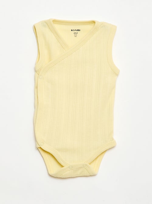Lot de 3 bodies côtelés - Kiabi