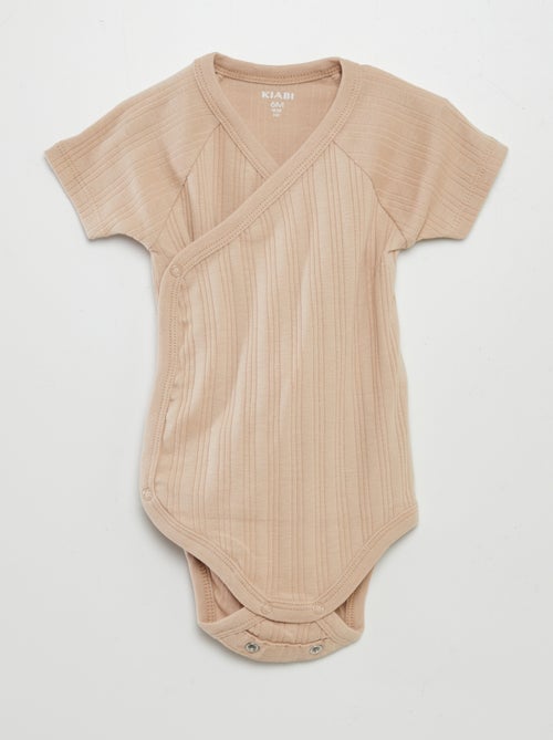 Lot de 3 bodies côtelés - Kiabi
