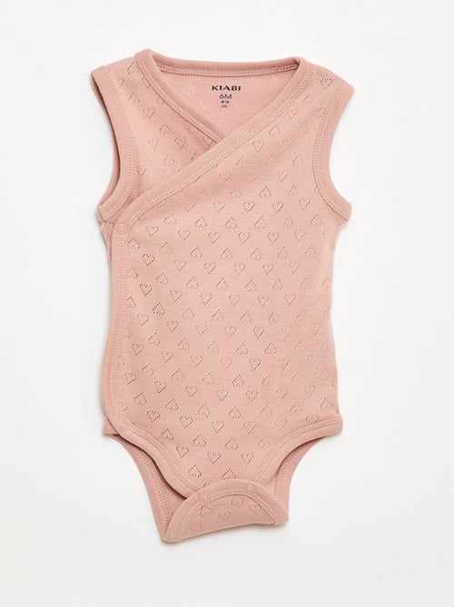 Lot de 3 bodies côtelés - Kiabi