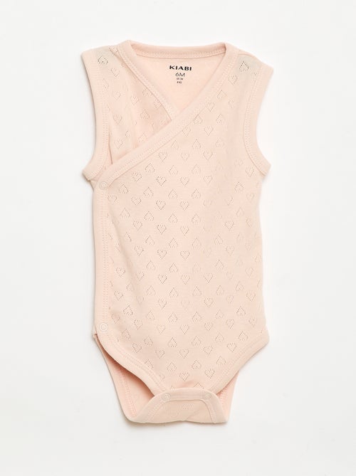 Lot de 3 bodies côtelés - Kiabi