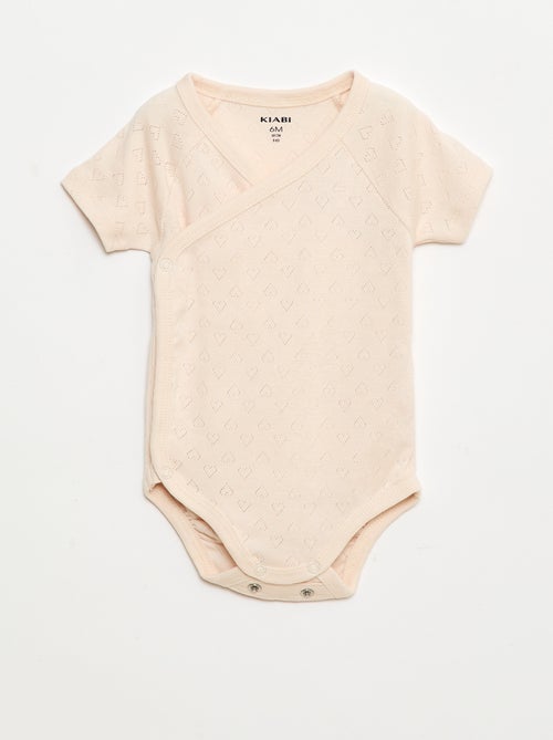 Lot de 3 bodies côtelés - Kiabi