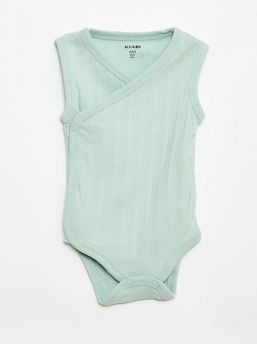 Lot de 3 bodies côtelés - Kiabi