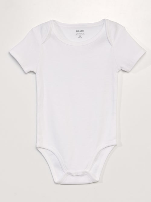 Lot de 3 bodies en coton - collection facile à enfiler - Kiabi