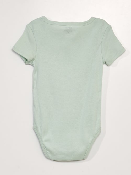 Lot de 3 bodies en coton - collection facile à enfiler - Kiabi