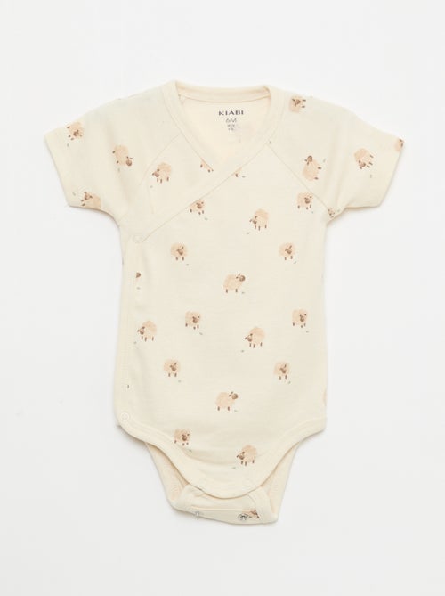 Lot de 3 bodies évolutifs à manches courtes - Kiabi