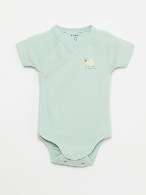 Lot de 3 bodies évolutifs à manches courtes - Kiabi