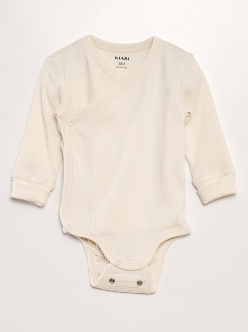 Lot de 3 bodies évolutifs - Kiabi