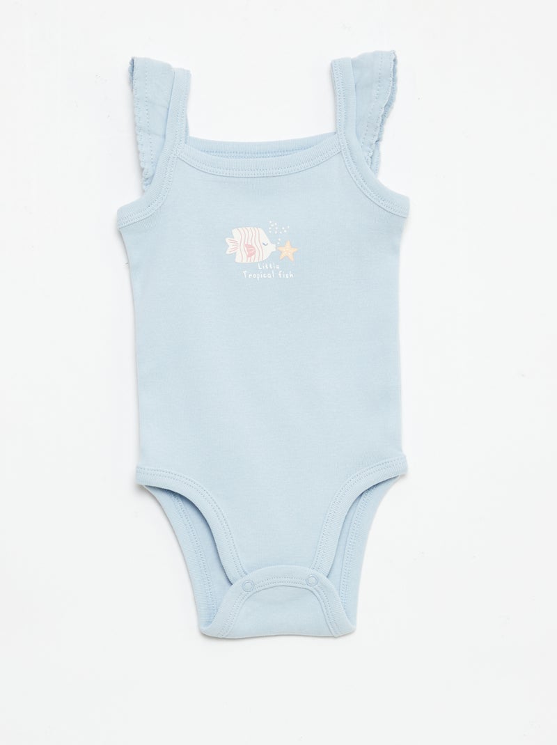 Lot de 3 bodies sans manches Beige - Kiabi